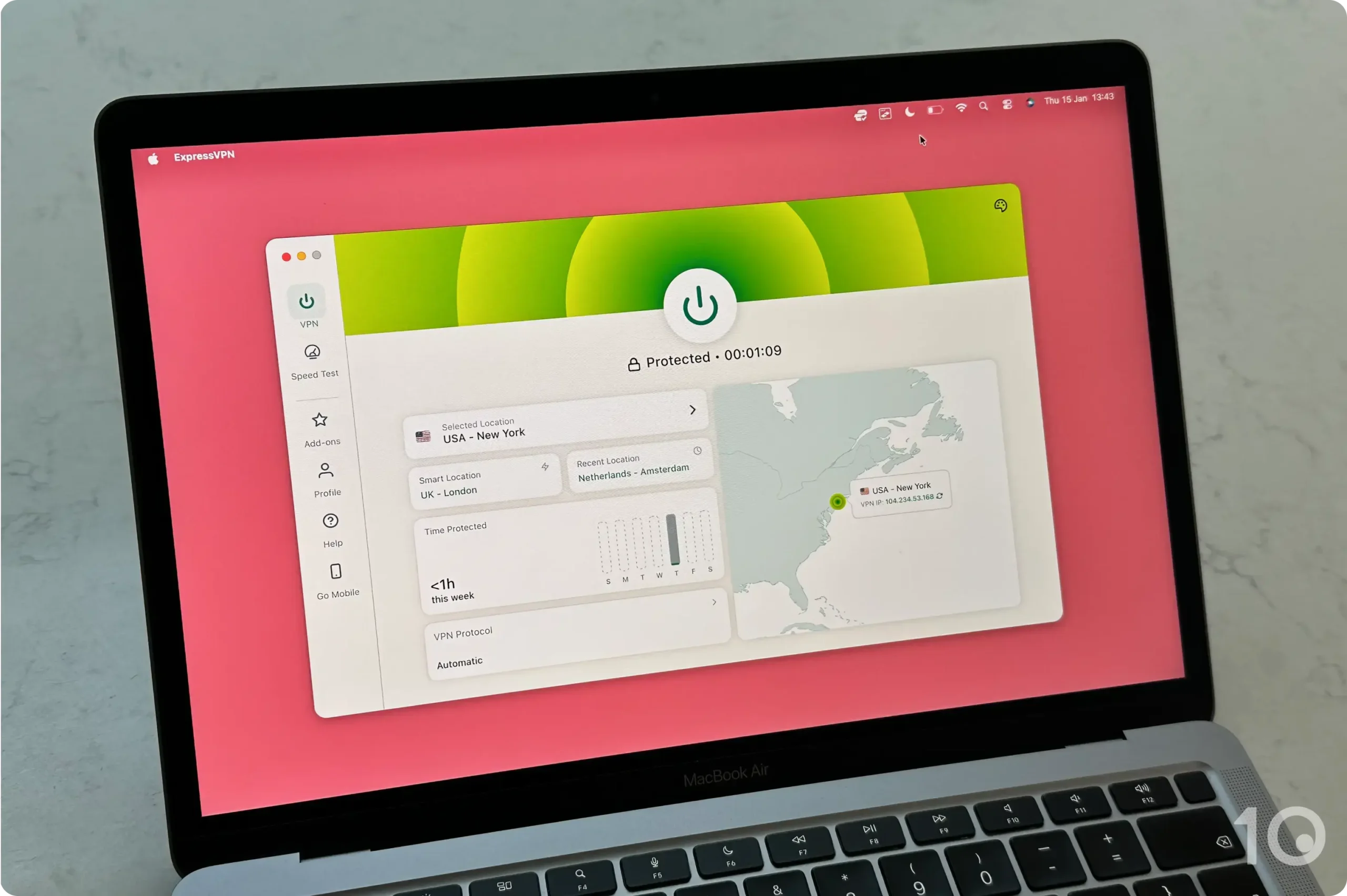 ExpressVPN's Intuitive App for macOS