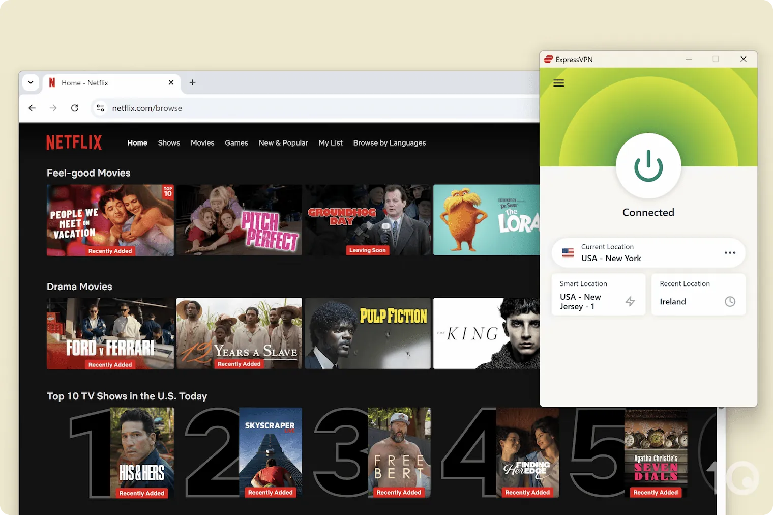 Unblocking Netflix with ExpressVPN