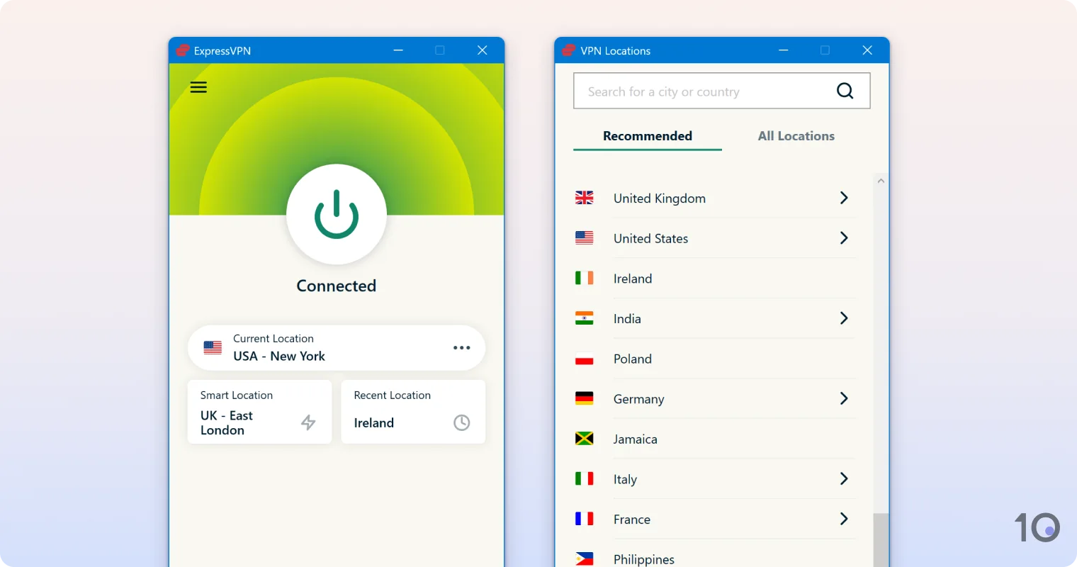 ExpressVPN Windows app