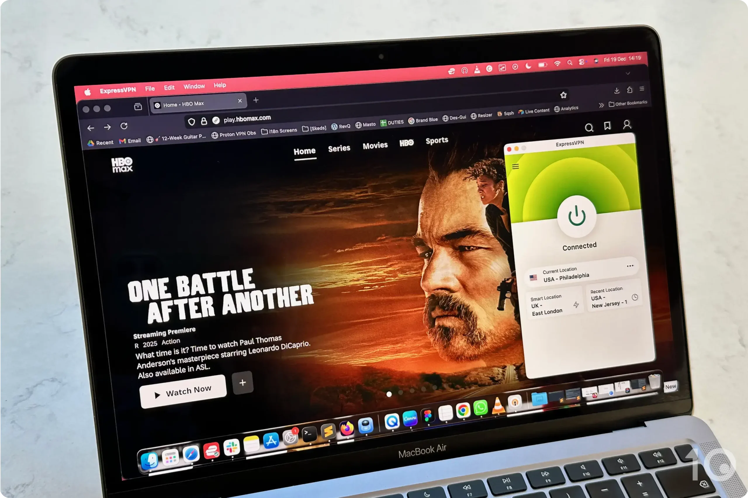ExpressVPN Accessing HBO Max USA from Abroad