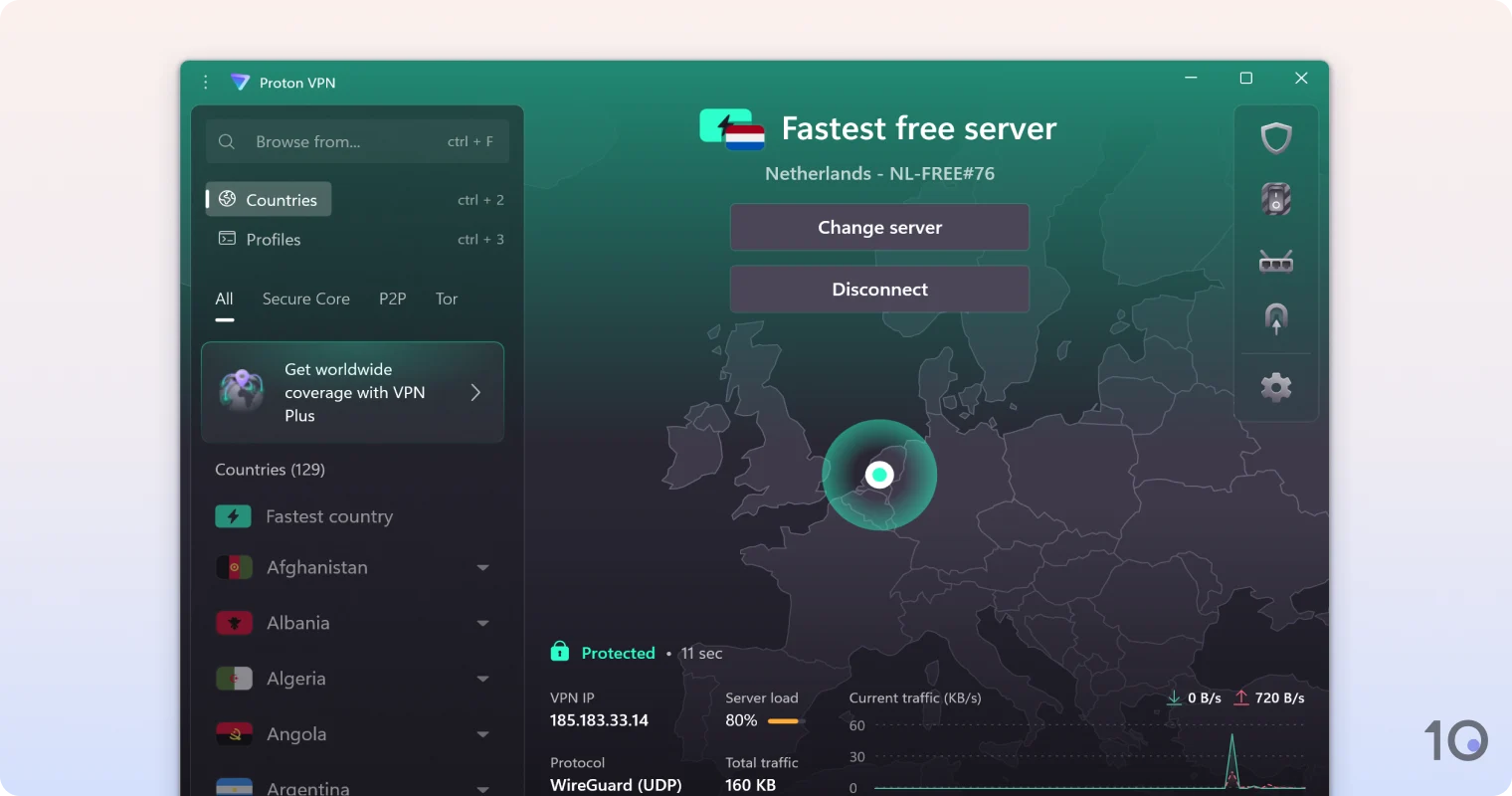 Proton VPN Windows app