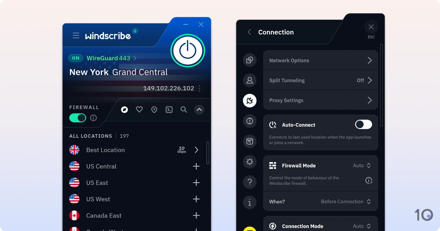 Windscribe Windows app