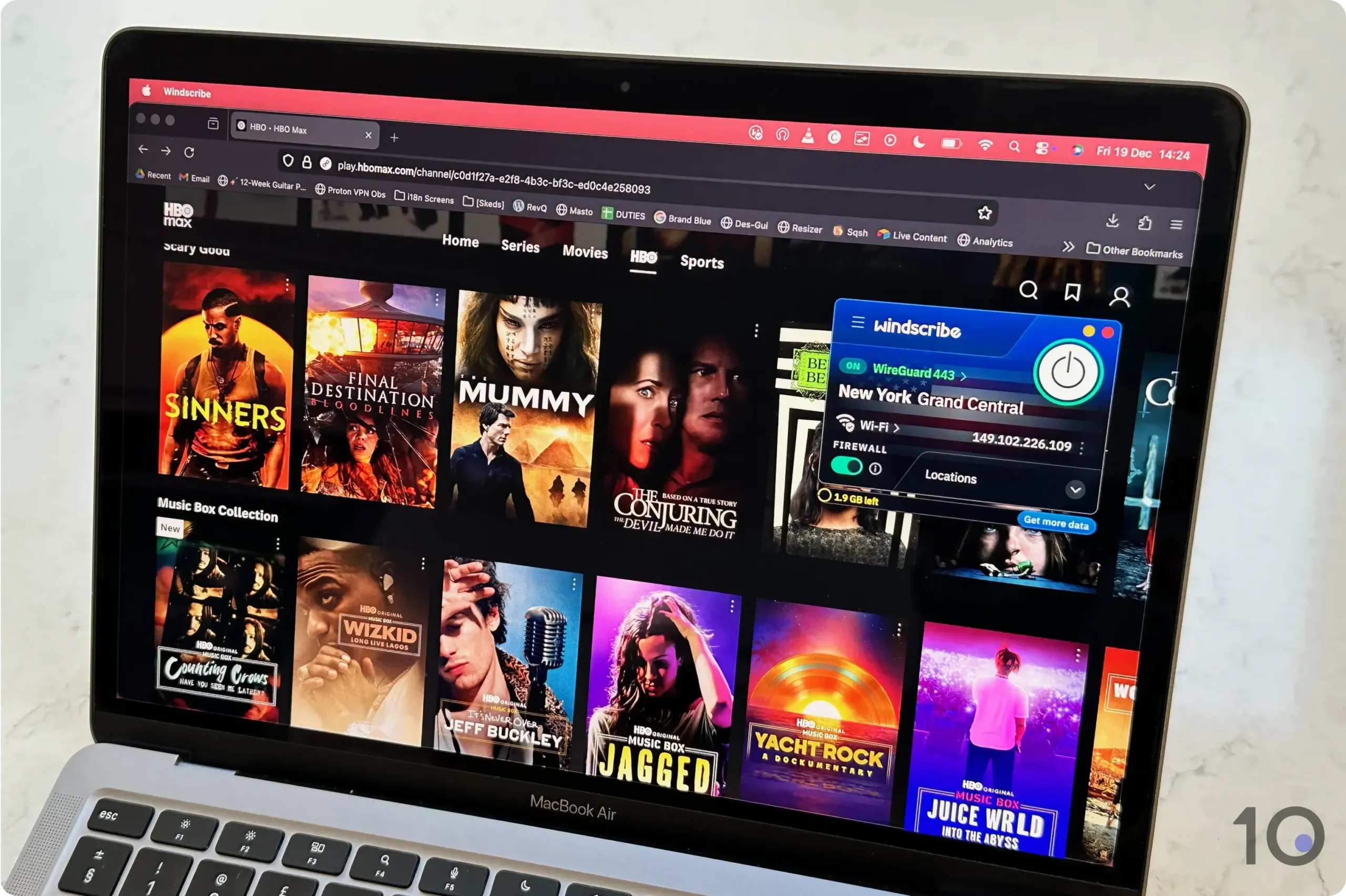Windscribe's Free US Servers Unblock HBO Max USA