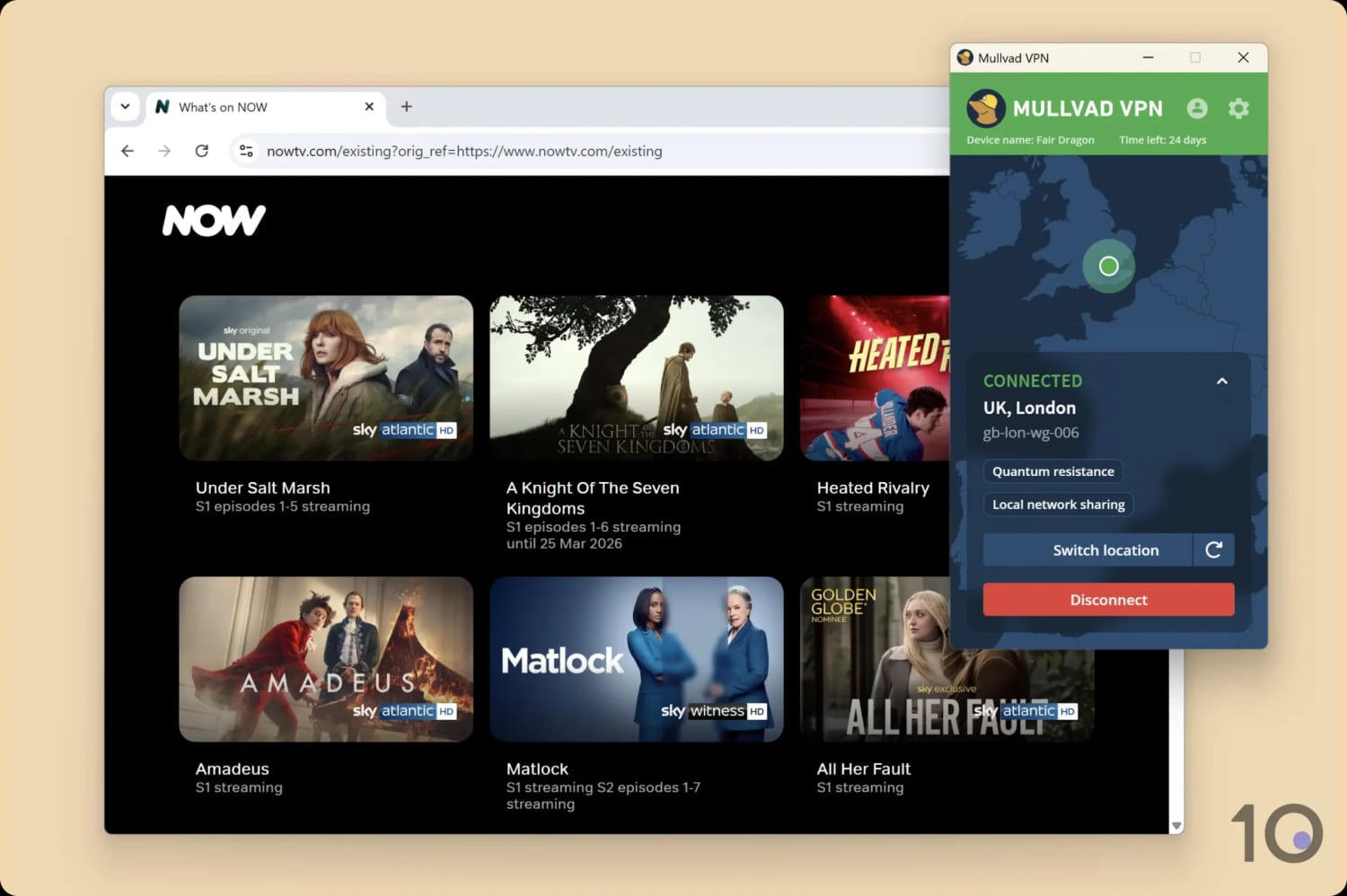 Using Mullvad VPN to unblock NOW
