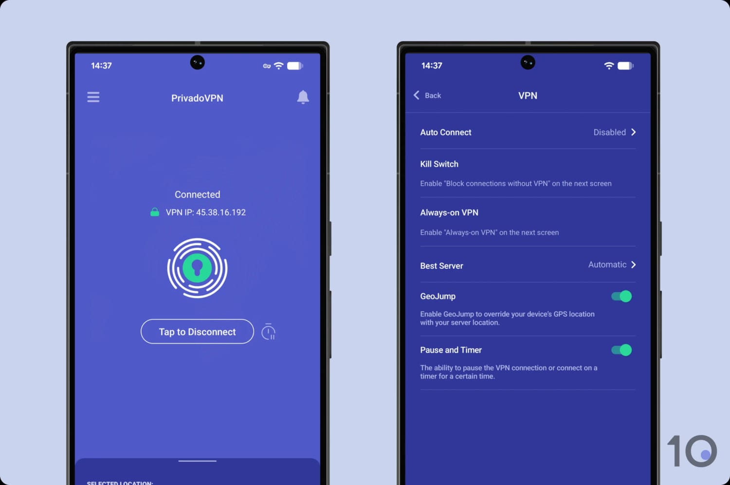 PrivadoVPN GPS spoofer tool