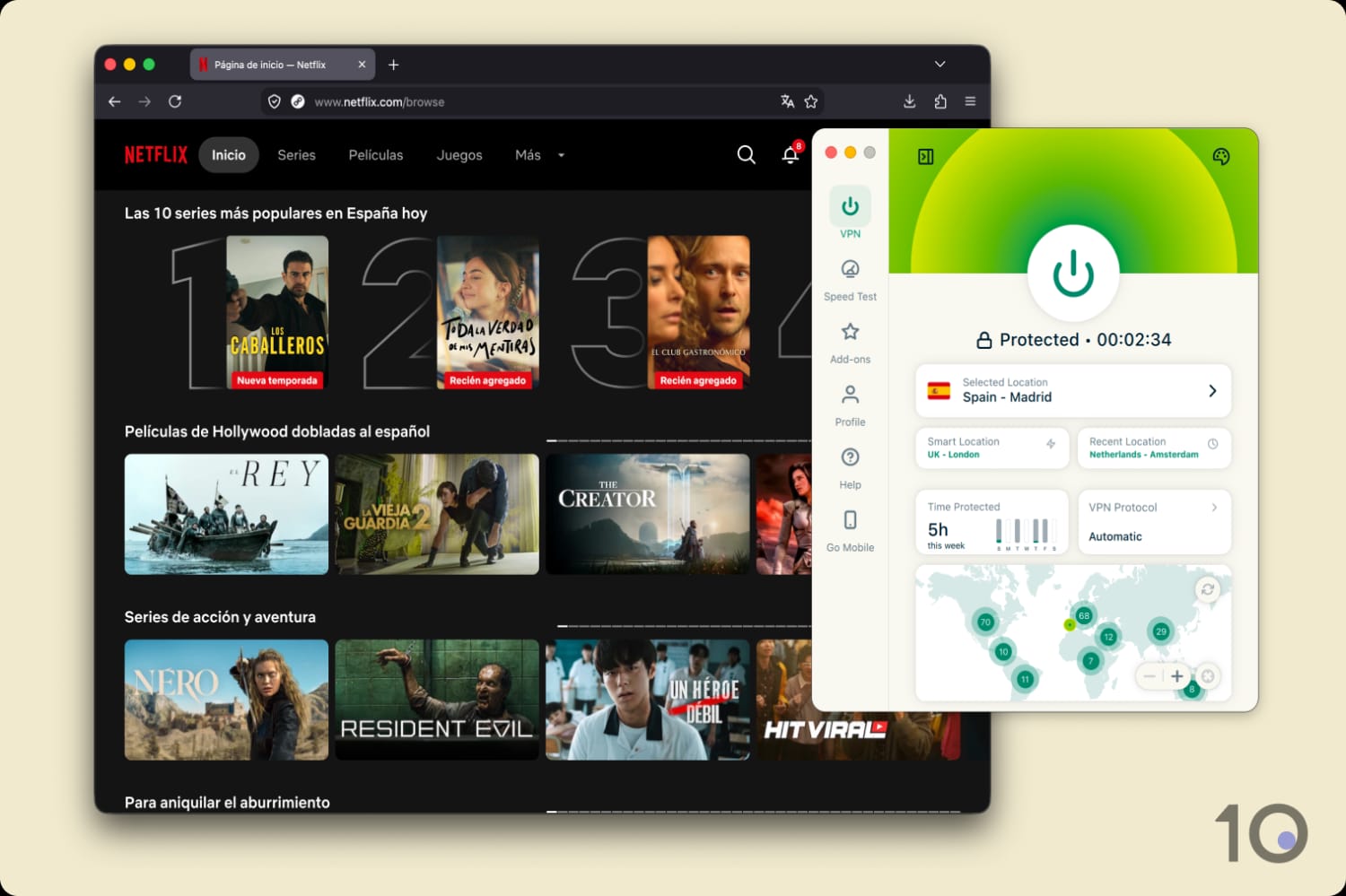 Desbloqueando Netflix España con ExpressVPN