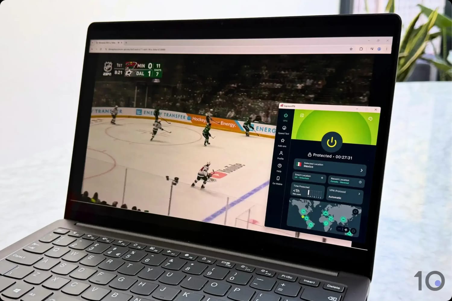Streaming the NHL on Disney+ Mexico with ExpressVPN.