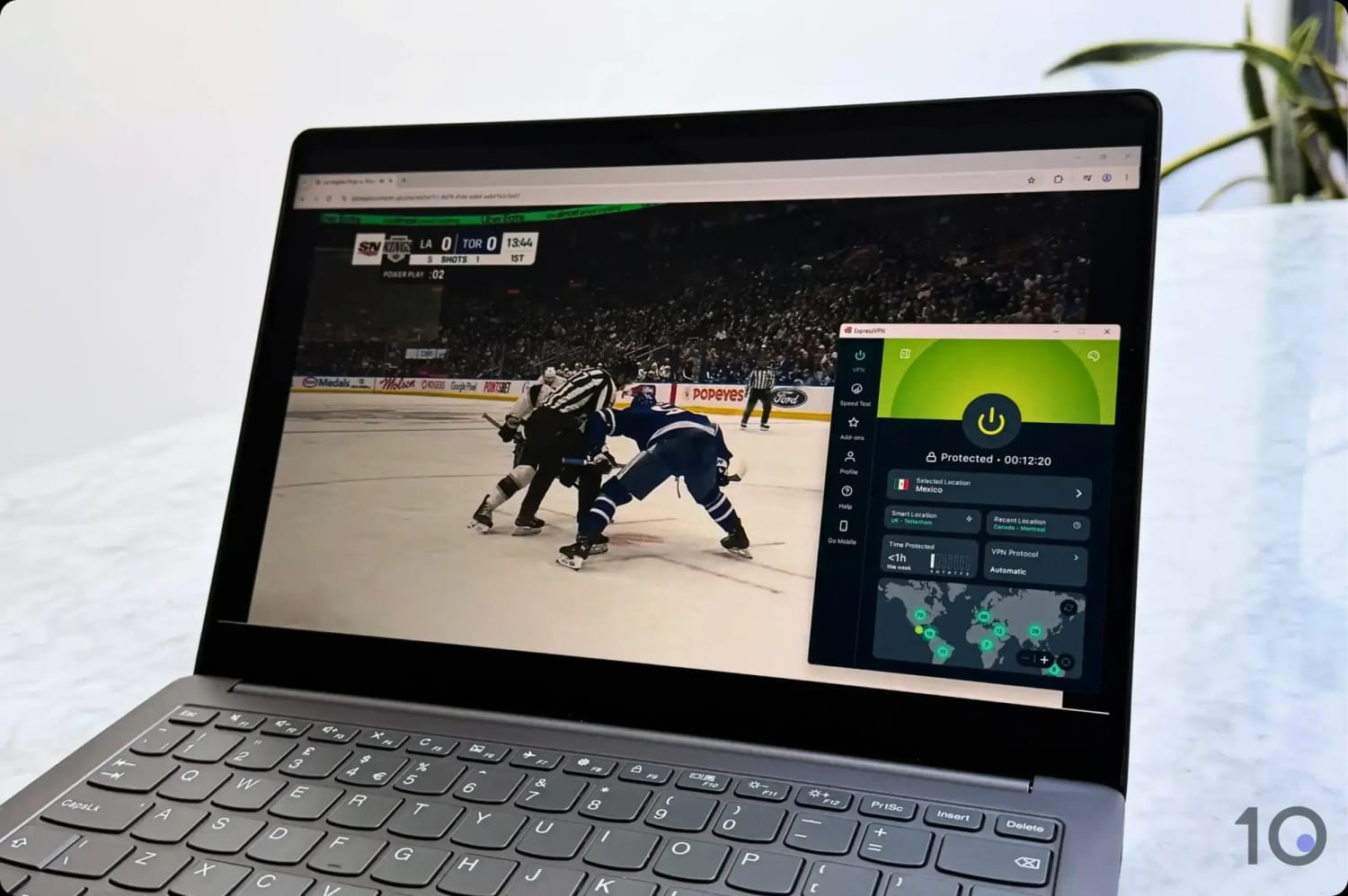 Streaming the NHL on Disney+ Premium in Mexico.