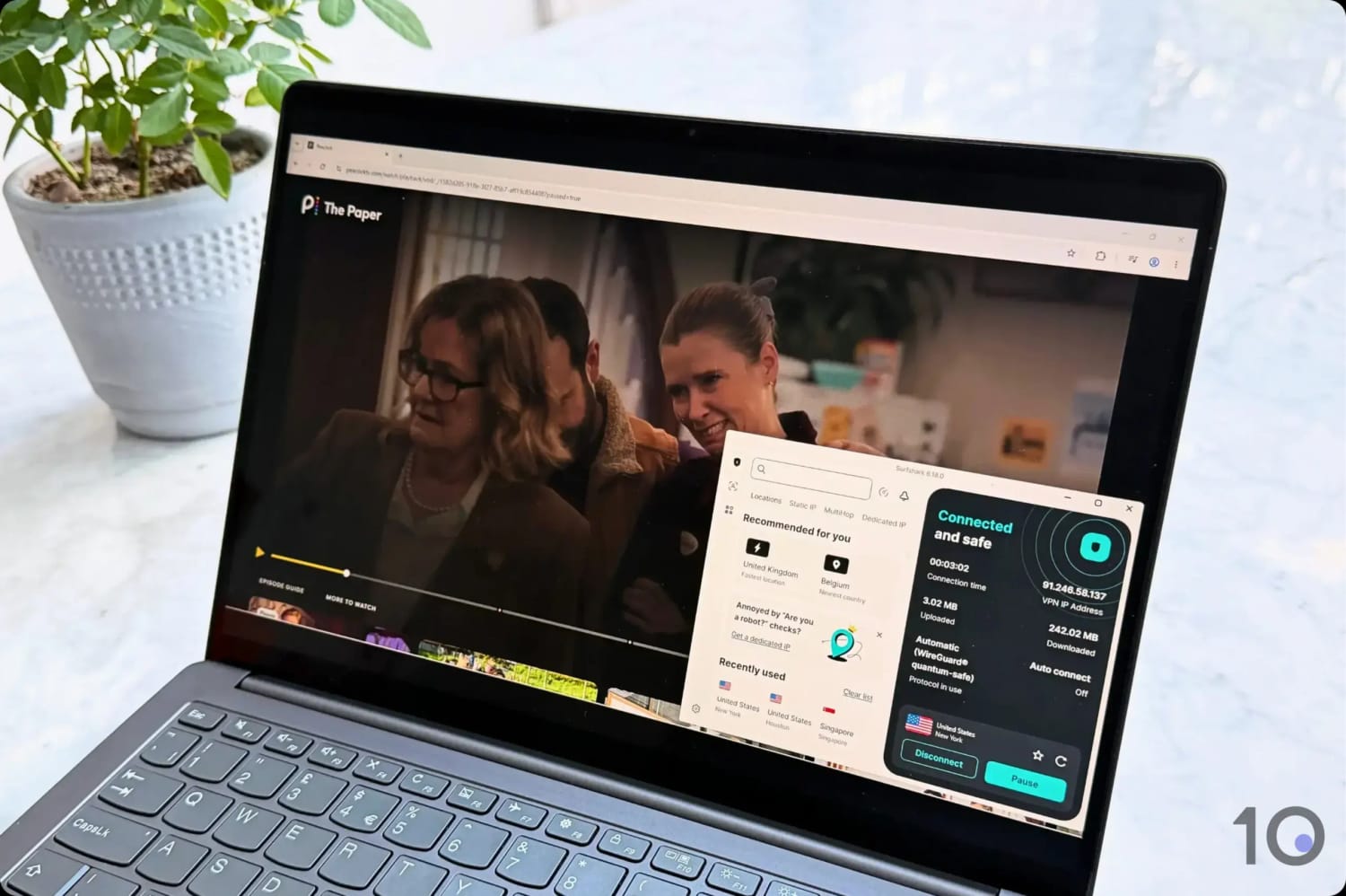 Streaming The Paper on Peacock with Surfshark.