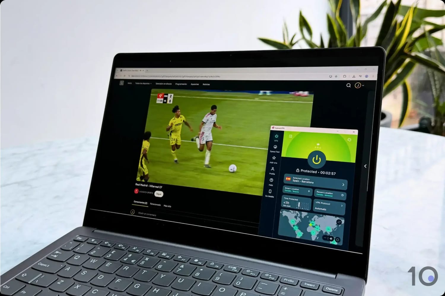 ExpressVPN works with DAZN Spain.