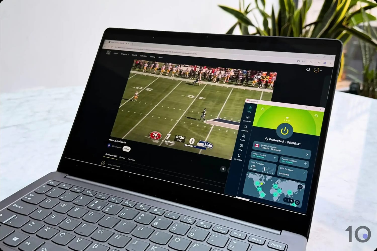 ExpressVPN works with DAZN Canada & NFL Game Pass.