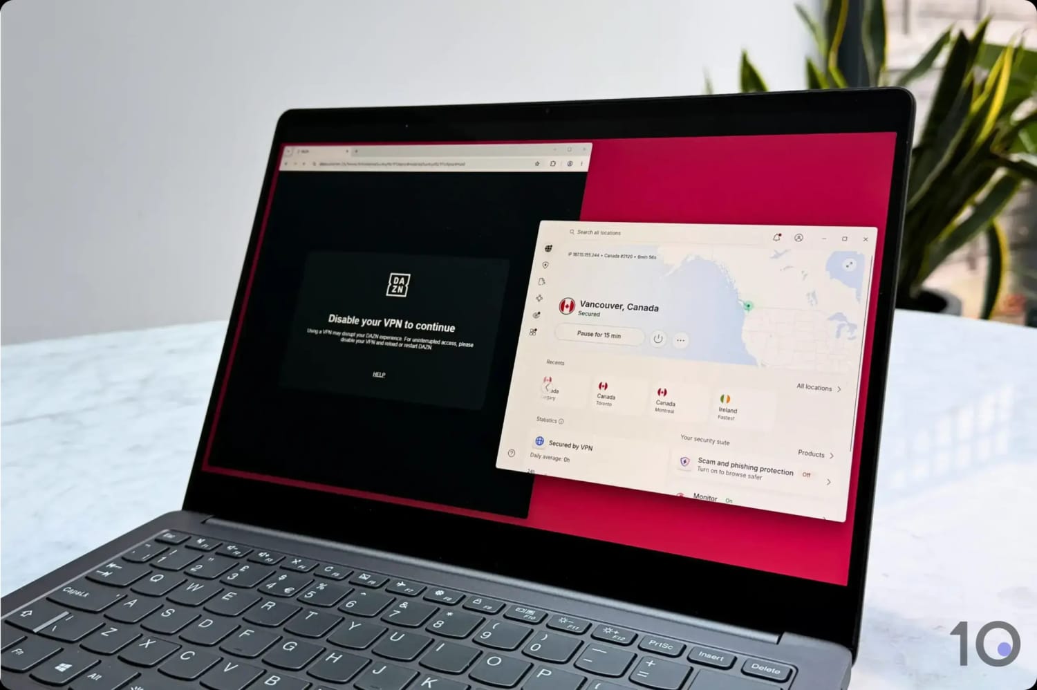 NordVPN doesn't work with DAZN Canada.