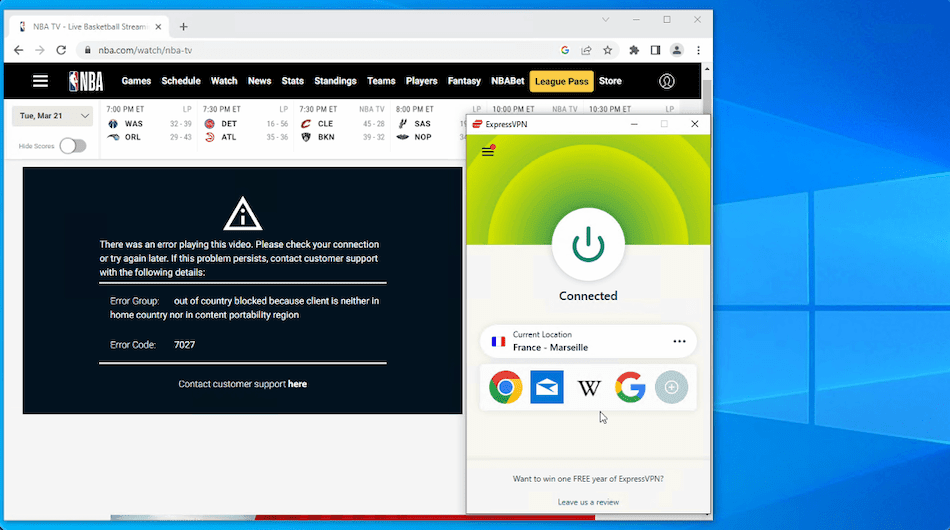 How to watch league pass on computer store
