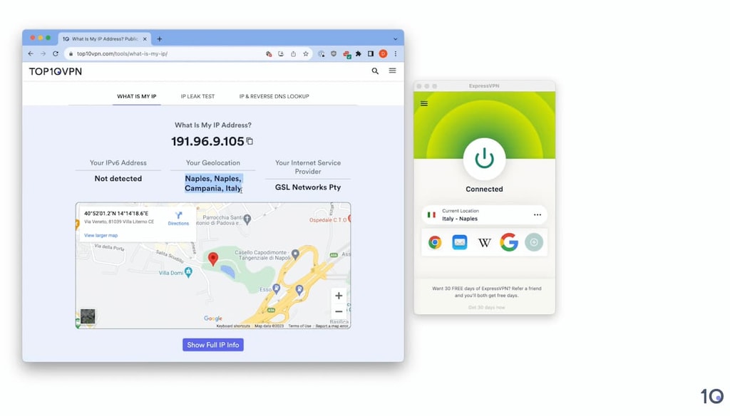 free vpn italy ip