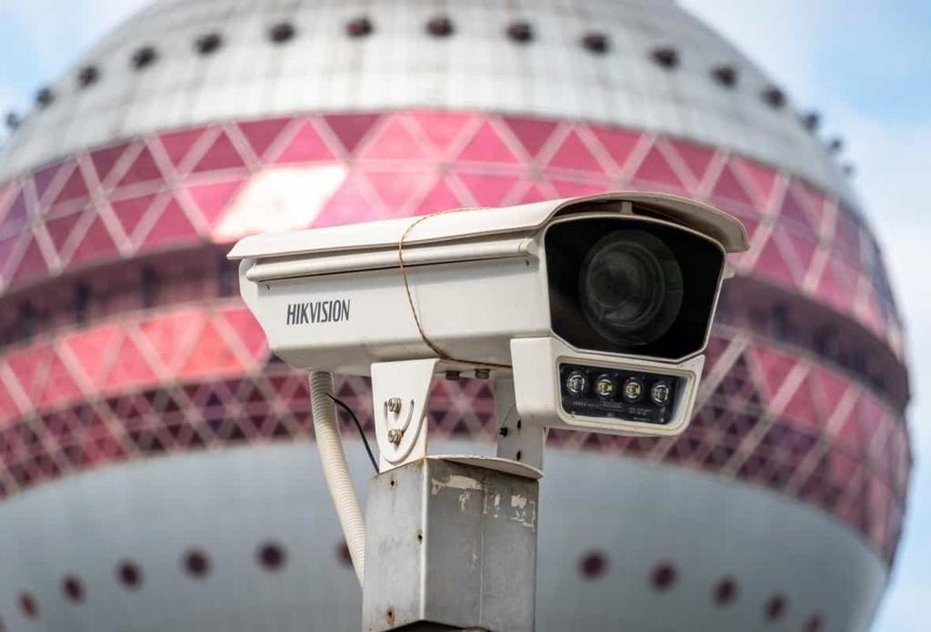 Photo of Hikvision IP camera in China to illustrate report around cybersecurity and privacy risks of this surveillance technology