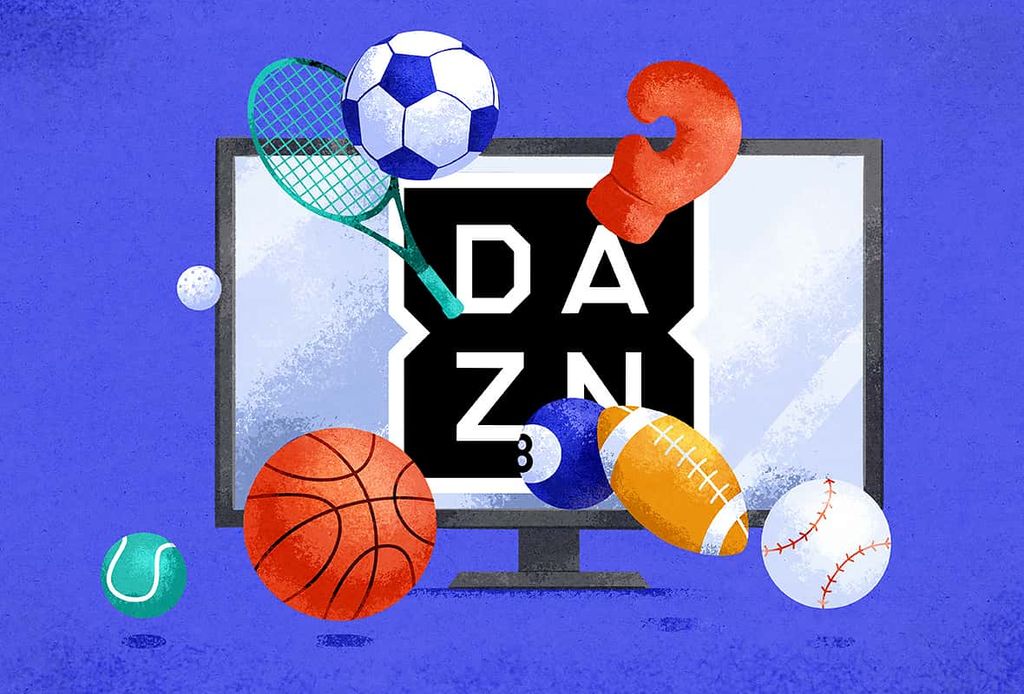 Image showing the different sports that can be watched with a DAZN VPN