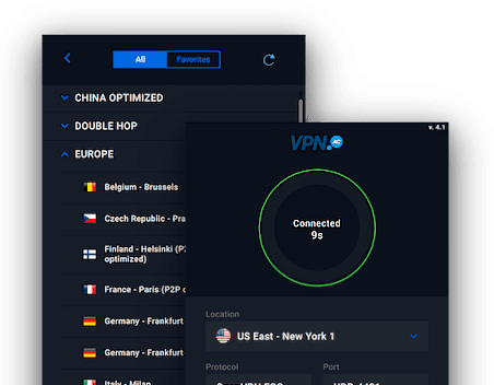 Header image of the VPN.ac desktop app