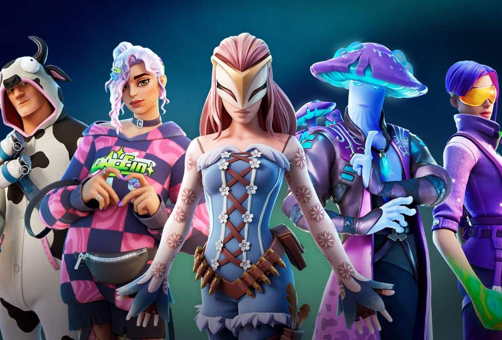 Characters from Fortnite game