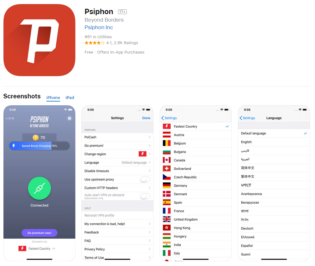 psiphon vpn app psiphon vpn app