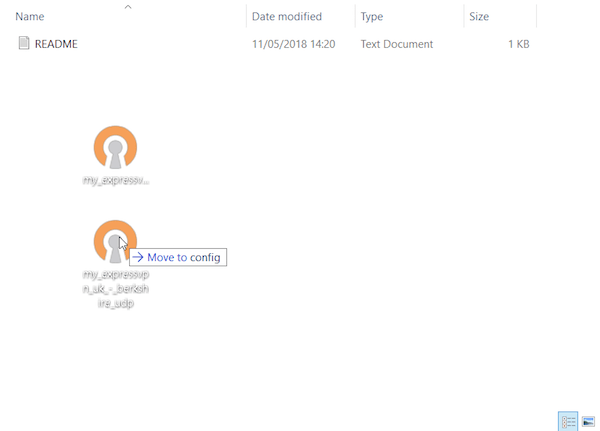 OpenVPN config files