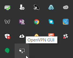OpenVPN Windows system tray icon