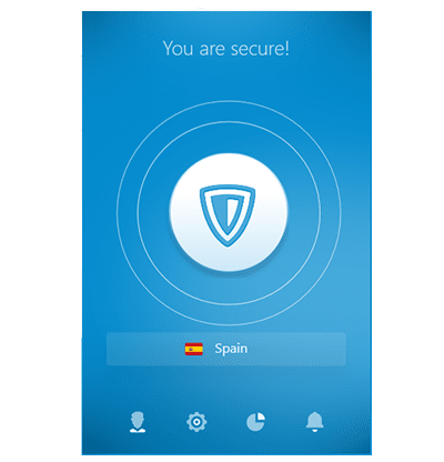 ZenMate main screen screenshot in our ZenMate VPN review