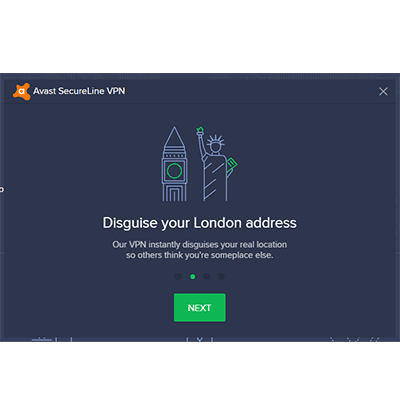 Captura de pantalla de consejos útiles en nuestra reseña de Avast VPN