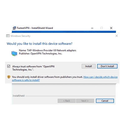 locate connections tap vpn ipvanish with windows 10