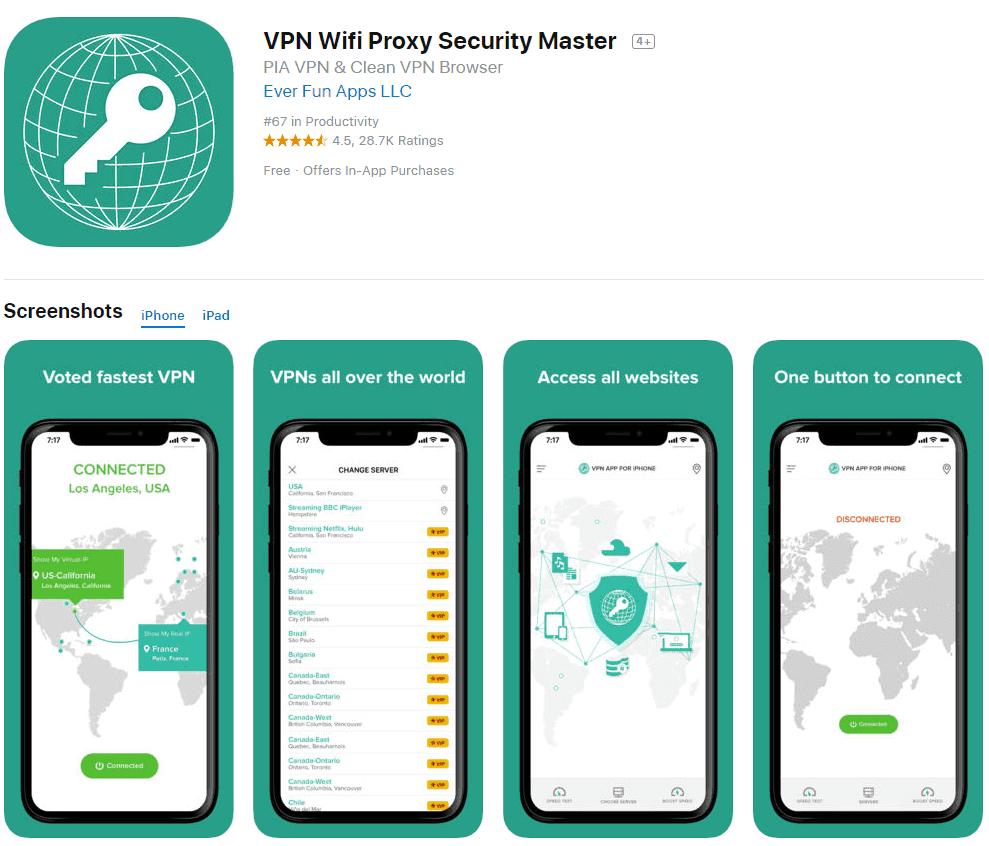 vpn wifi proxy security master by ever fun apps llc vpn wifi proxy security master by ever fun apps llc