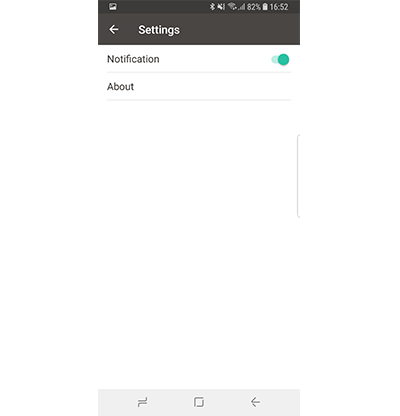 Screenshot of VPN Proxy Master's settings tab on mobile