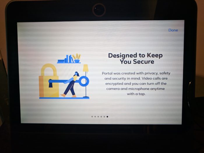 Facebook Portal Privacy settings screen