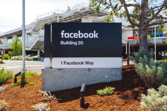 Facebook Building 20 front sign