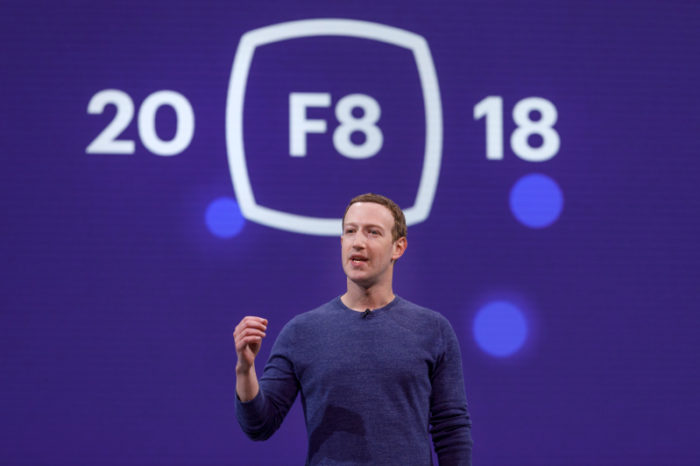 CEO Mark Zuckerberg at F8 2018