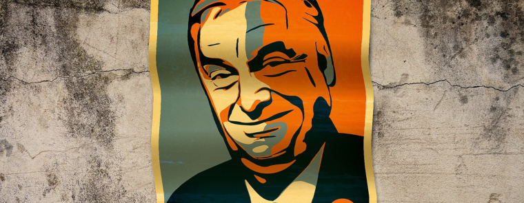 Propaganda-style poster Propaganda-style poster