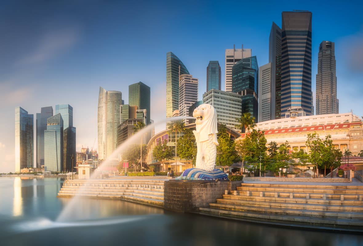 Singapore City Skyline at Daytime Singapore City Skyline at Daytime