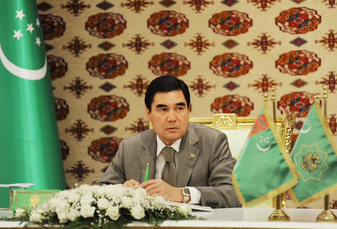 Turkmenistan's President Gurbanguly Berdimuhamedow Turkmenistan's President Gurbanguly Berdimuhamedow