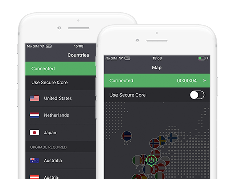 Applicazione mobile di Proton VPN Gratis