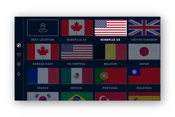 O aplicativo para Firestick VPN da Windscribe
