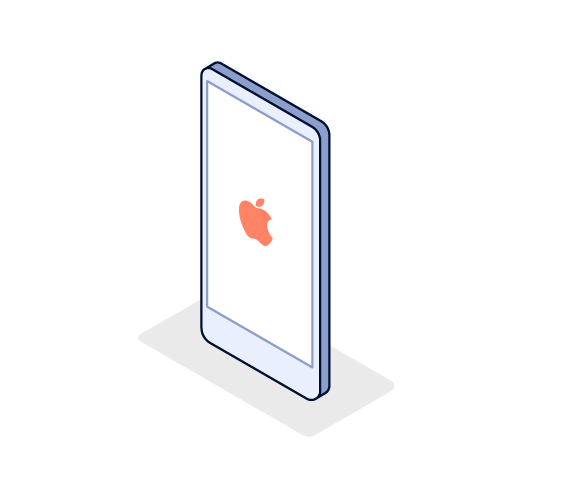 Illustration of iPhone