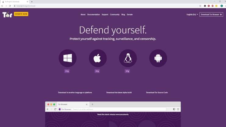 Przeglądarka Tor Browser
