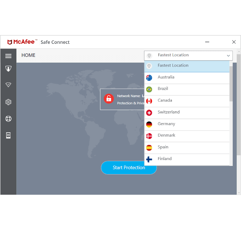 McAfee Safe Connect VPN Review | Weak Privacy & Security