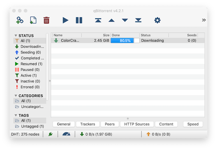 PIA nos permitió usar torrent y compartir archivos correctamente.