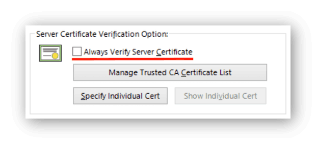 Server cert