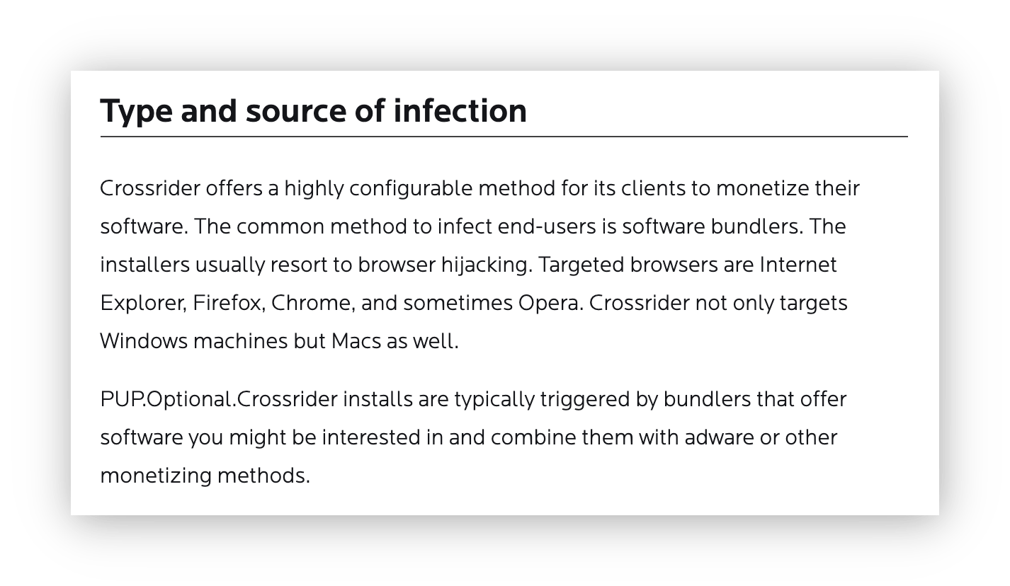 cyberghost opiniones Investigación de Malwarebytes sobre Crossrider