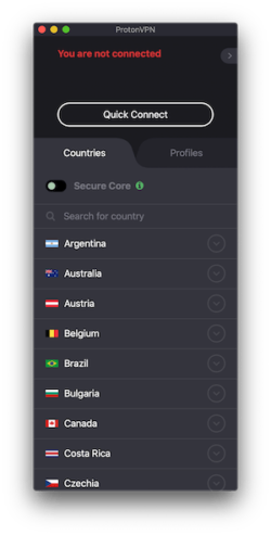 protonvpn server protonvpn server