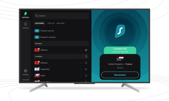 Surfshark's Firestick app unblocks several Netflix regions