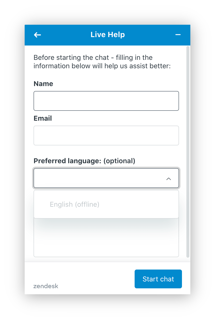 zenmate live chat screenshot