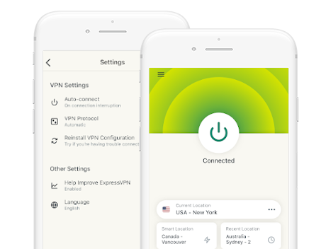 Aplikasi baru ExpressVPN di perangkat seluler