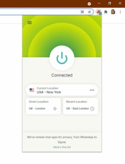 Estensione di ExpressVPN per Google Chrome