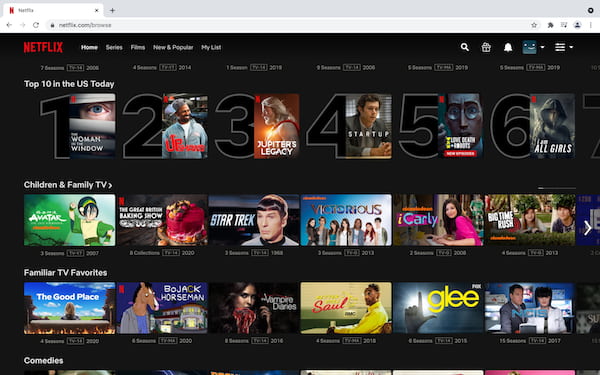 Netflix en Google Chrome